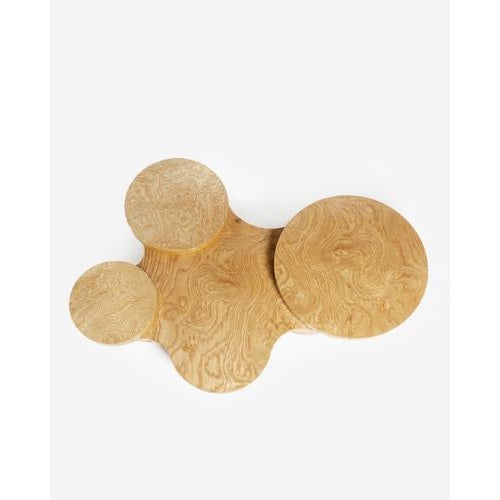 Slice Me Up Coffee Table in Ash Burl Wood by Pietro Franceschini For Sale - Image 4 of 5