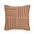2020s Kora Striped Terracotta Cotton Jute Throw Pillow For Sale - Image 5 of 5
