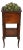 Theodore Alexander Burl Mahogany 2 Tier Plant Stand For Sale