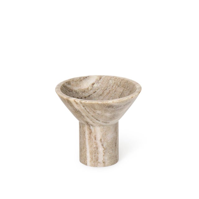 Made of solid marble, this bowl’s modern, angular silhouette brings sculptural elegance to everyday moments. Perfectly...