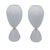 Glass White Hourglass Table Lamps, 1970s, Set of 2 For Sale - Image 7 of 7