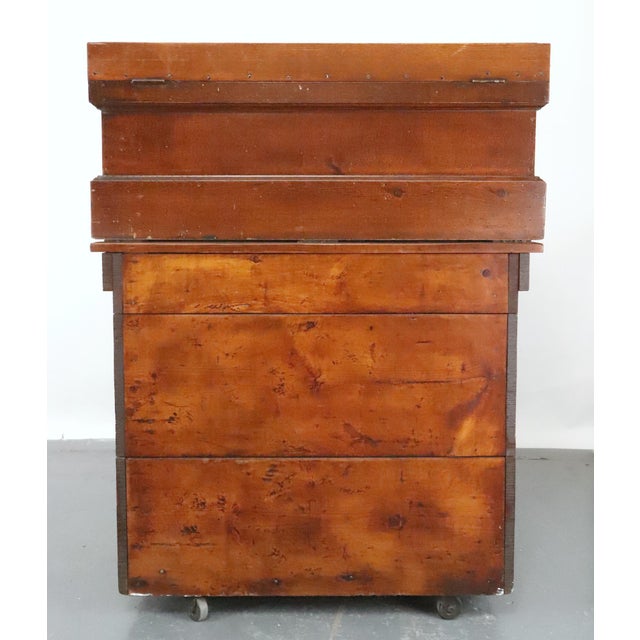 Late 19th Century Victorian Pine Tool Cabinet For Sale - Image 13 of 16