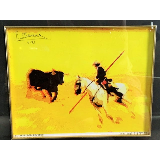 Modern Barenca, 1994, Spain., Set of Four Lithography about Bull Fight For Sale - Image 3 of 18