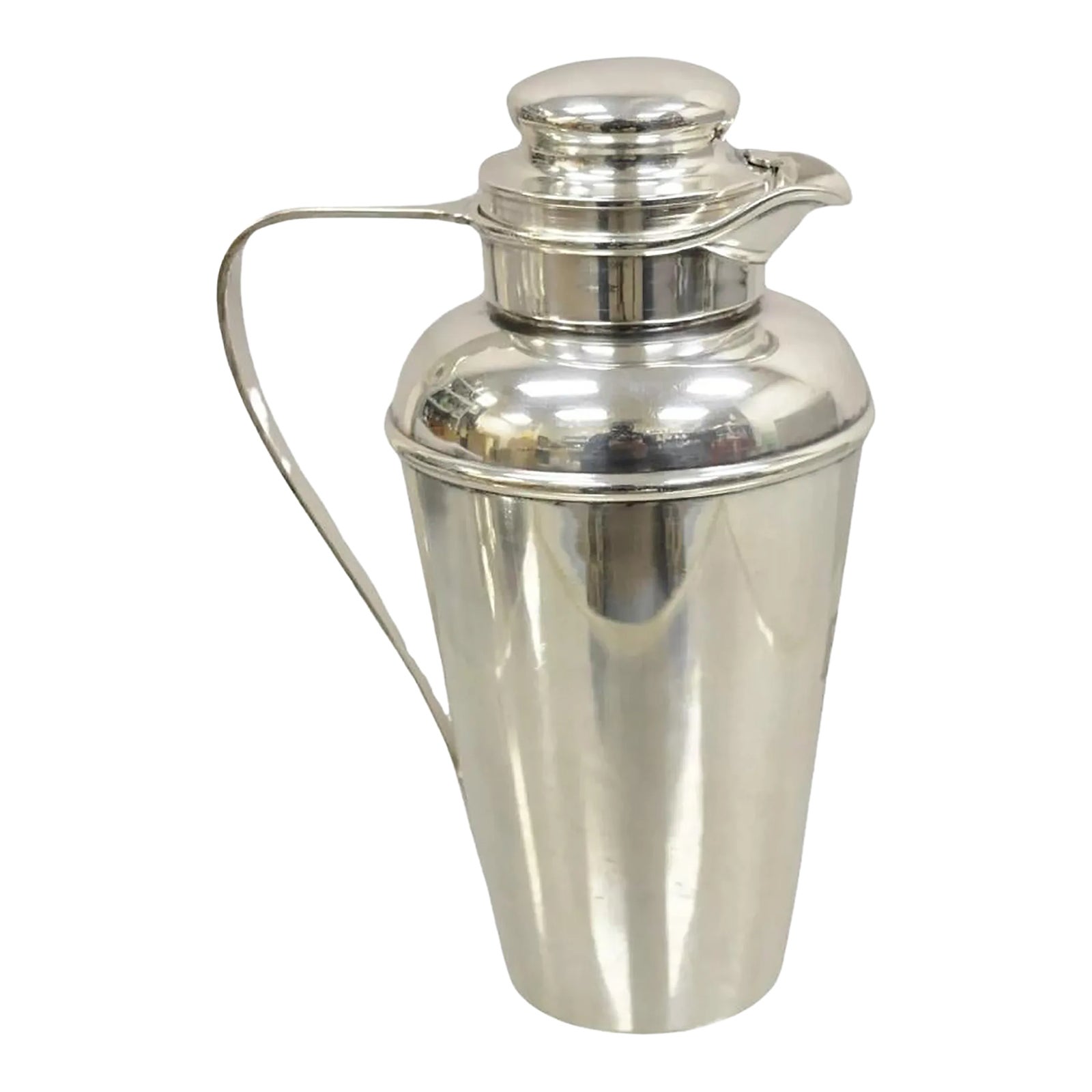 Antique Gorham 01219 Art Deco Silver Plated Cocktail Martini Shaker ...