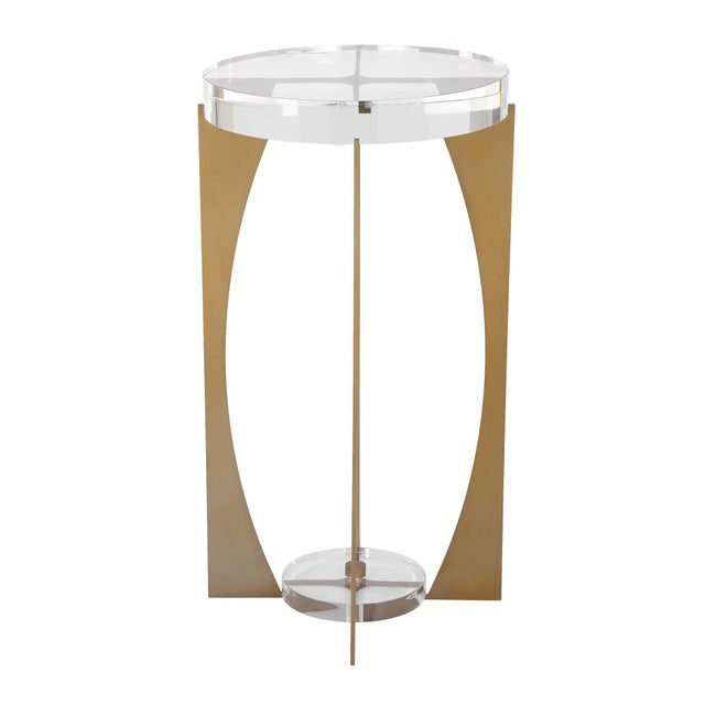 2020s Kolkata Brass Accent Table For Sale - Image 5 of 7