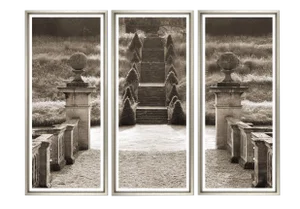 Trowbridge “Garden Entrance” Triptych Photos Set of Three