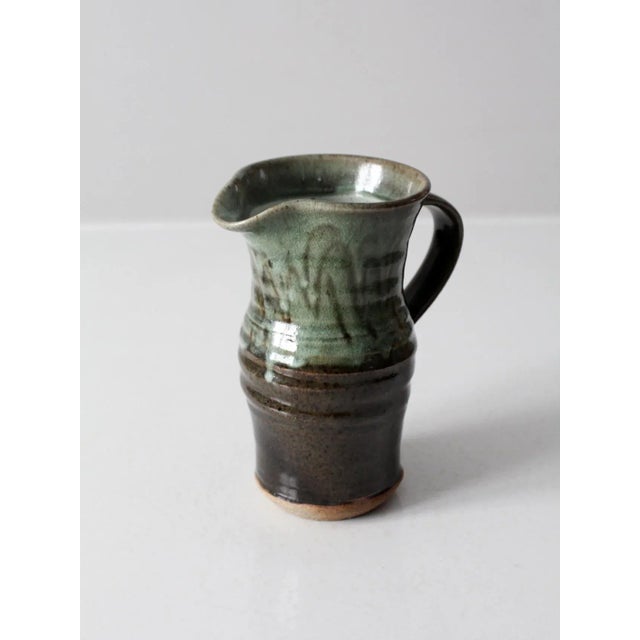 Vintage Studio Pottery Pitcher For Sale - Image 9 of 13