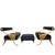 Bronze and Velvet Atlantis Sofas with Ottoman by Mark Brazier-Jones, 1970s, Set of 3 For Sale - Image 13 of 13