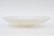 1980s Vintage Murano Round Flower Glass Bowl, White With Gold Aventurine, 1980's, Italy For Sale - Image 5 of 9