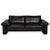 Black Leather Conseta Two-Seater Sofa from COR For Sale - Image 11 of 11