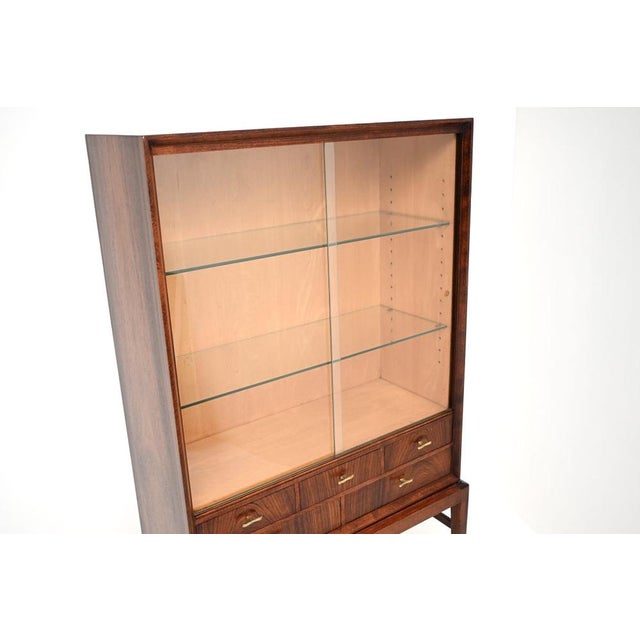 Wood Vintage Swedish Display Cabinet by Svante Skogh for Seffle Möbelfabrik, 1960s For Sale - Image 7 of 12