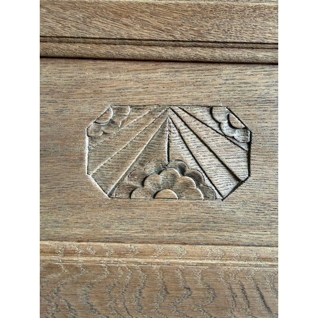 Art Deco Oak Wardrobe, 1930s For Sale - Image 15 of 16