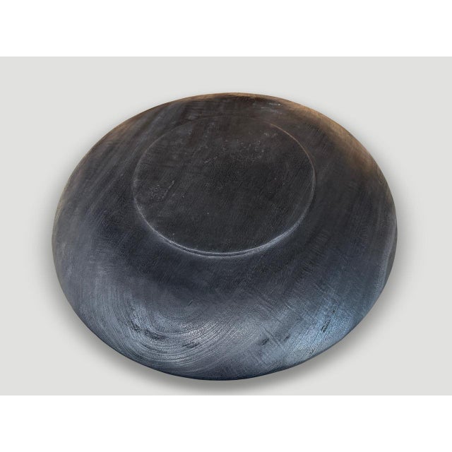 Contemporary Andrianna Shamaris Impressive Large Charred Platter For Sale - Image 3 of 5