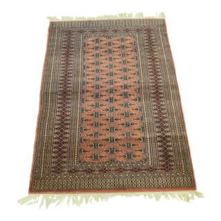 Afshar Vintage Approx. 3 X 5 Wool Geometric Area Rug For Sale