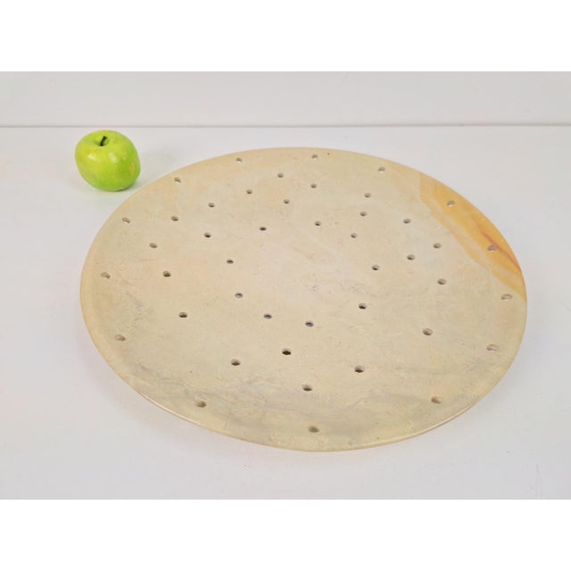 Large African Art Stone Fruit Bowl, 1980 For Sale - Image 3 of 7