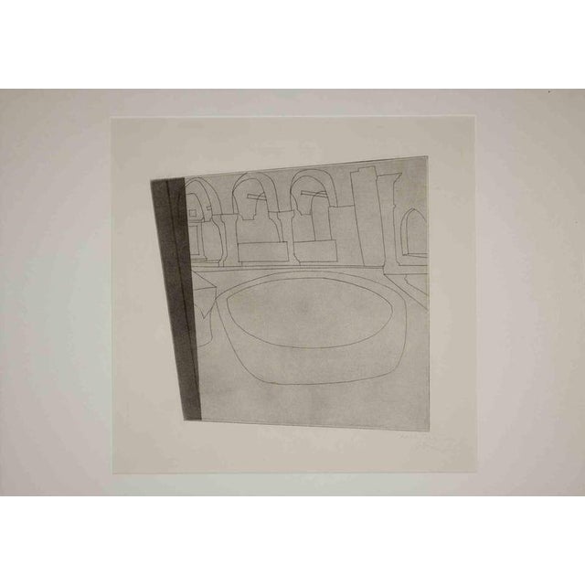 Torcello ii is an original artwork realized by ben nicholson in 1967. Hand signed and dated on the lower right margin. Not...
