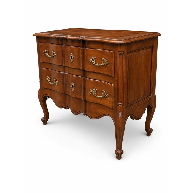 Louis XV Crossbow-Shaped Commode, 1920s For Sale - Image 3 of 10