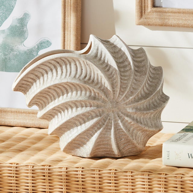 Early 21st Century Nautilus Shell Vase For Sale - Image 5 of 5