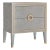 Modern History Retro Nightstand - Antique Grey For Sale