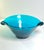 Turquoise 1940s Blenko Blob Handled Bowl #517l by Winslow Anderson For Sale - Image 8 of 12