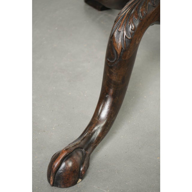Antique English Wooden Hexagonal Top Turning Book Table, 19th Century For Sale - Image 16 of 17