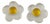 Harriet Bauknight for Kaso White Floral Carved Resin Clip Earrings For Sale
