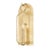 With its open, arched metal frame and gold leaf or aged iron finish, Mallory makes a stylish statement. Clear, round bulbs...