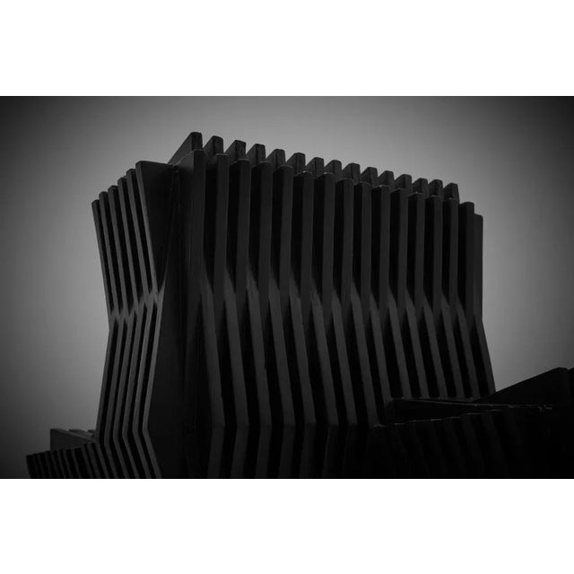 Abstract Geometric Sculpture by Edison Parra, 1970s For Sale - Image 6 of 10