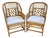 Mid 20th Century Brighton Pavilion Style Bamboo Chairs - A Pair For Sale