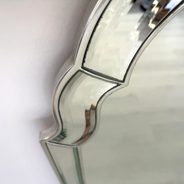 Belgian Beveled Mirror For Sale - Image 4 of 8
