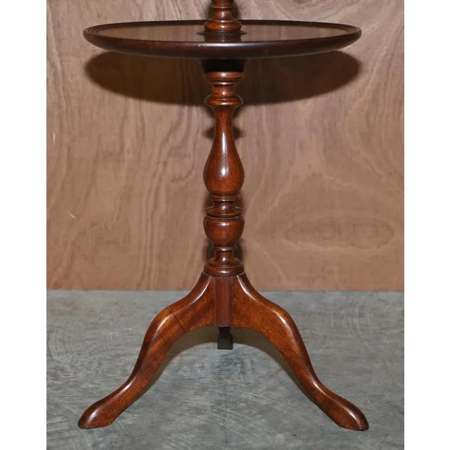 Antique 3-Tiered Side Table in Hardwood For Sale - Image 10 of 13