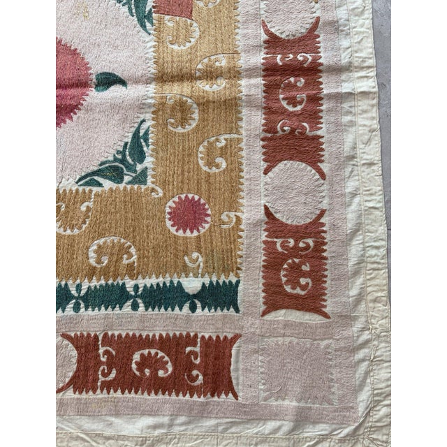 Tashkent Suzani Wall Hanging Decor For Sale - Image 11 of 11