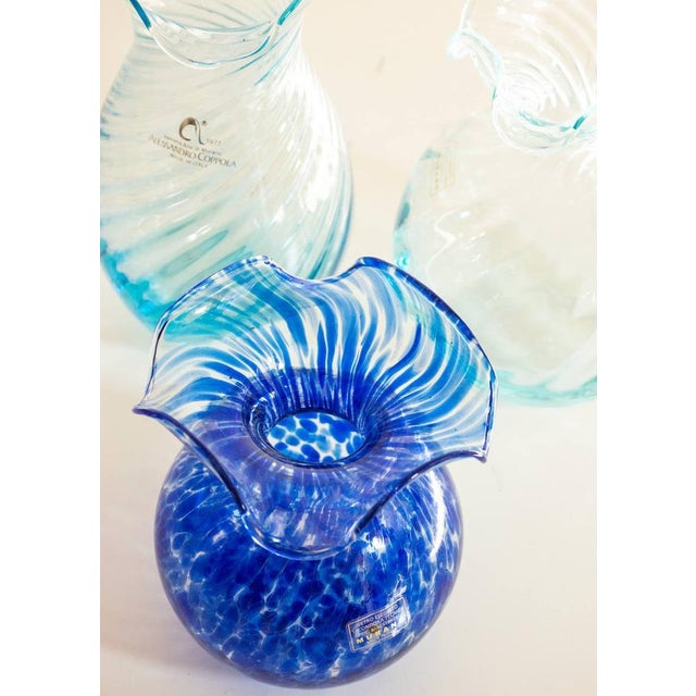 Murano Glass Vases by Mariana Iskra, Set of 3 For Sale - Image 5 of 8