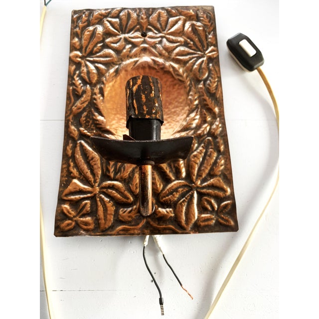 Copper Wall Lamp, 1979 For Sale - Image 14 of 15