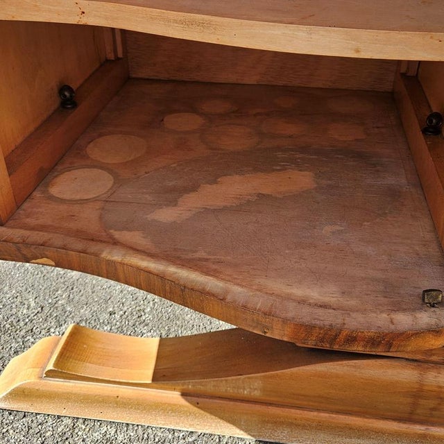 French Art Deco High Gloss Burl Elmwood Buffet, 1930s For Sale - Image 16 of 18