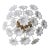 1980s Audrey Hepburn, Delicious Murano Glass Ceiling Light White Wall Light Flowers For Sale