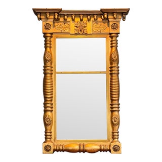 19th Century Antique Giltwood Mirror For Sale