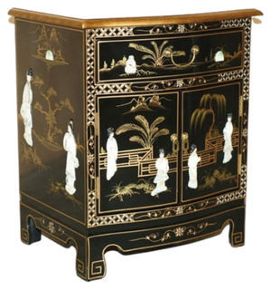 Decorative Chinese Chinoiserie Cabinet