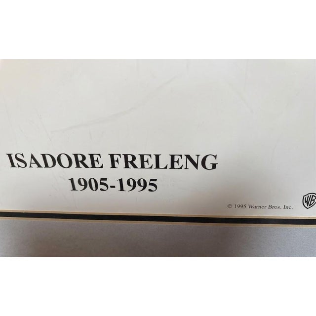 Warner Brothers Studios 1995 Warner Bros. “Friz” Isadore Freleng Tribute Framed Print For Sale - Image 4 of 7