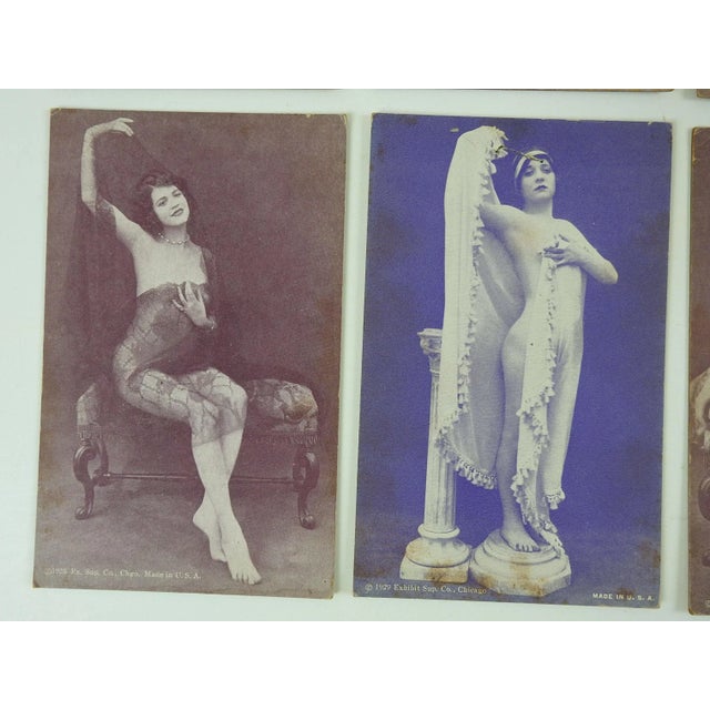 Vintage 1929 Risque Arcade Card Collection Photograph Prints - Set of 12 For Sale In Seattle - Image 6 of 10