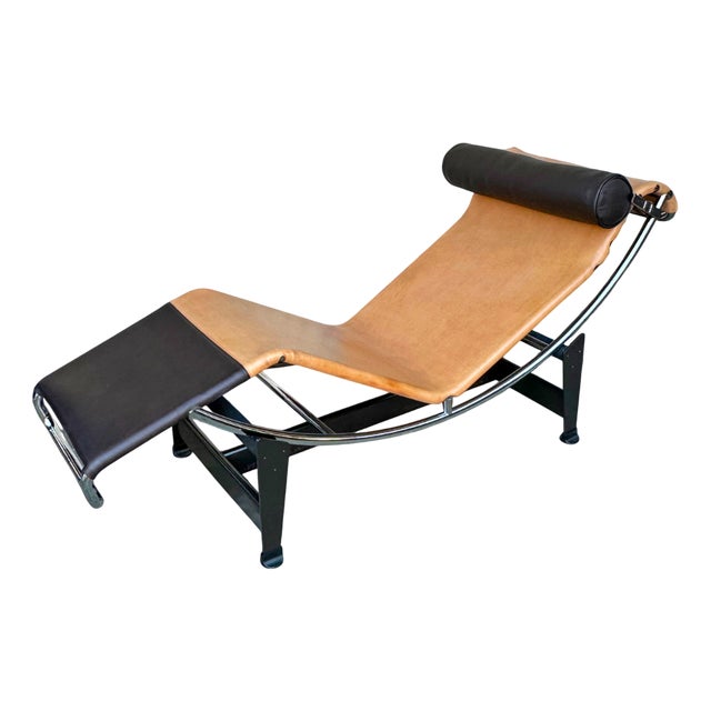 LC4 Chaise Lounge by Charlotte Perriand, Le Corbusier and Pierre Jeanneret for Cassina, 2014 For Sale