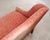 Salmon English William and Mary Baroque Style Camel Hump Back Settee For Sale - Image 8 of 18