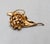 1960s Vintage 1968 Signed Napier Goldtone 3d Thistle Brooch For Sale - Image 5 of 8