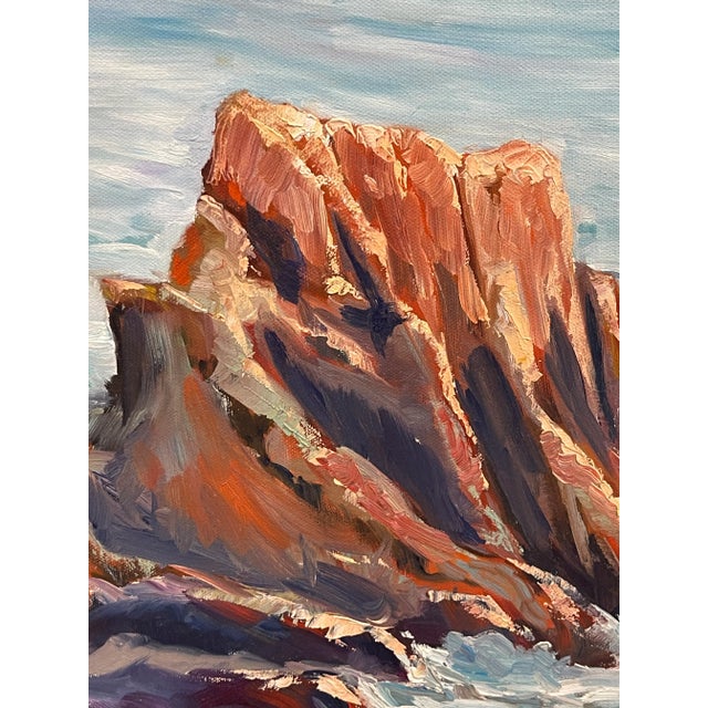 Jan Domela, (American 1894-1973). Oil On Canvas Painting of An Ocean View. 31-3/4” x 28”