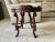 1920s Antique Victorian Dark Stain Carved Wood Tray Cocktail Table For Sale - Image 10 of 10