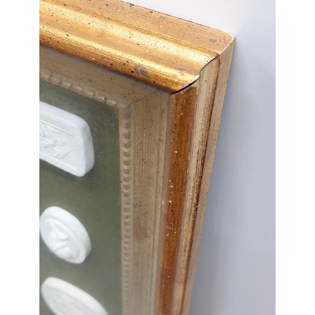 Framed Pair of Mid 20th Century Military Medallions For Sale - Image 14 of 16