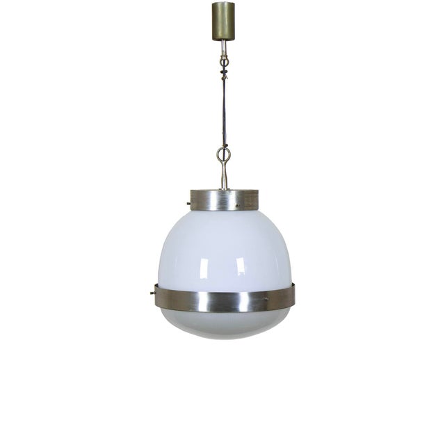 Metal Delta Lamp by Sergio Mazza for Artemide, 1960s For Sale - Image 7 of 7