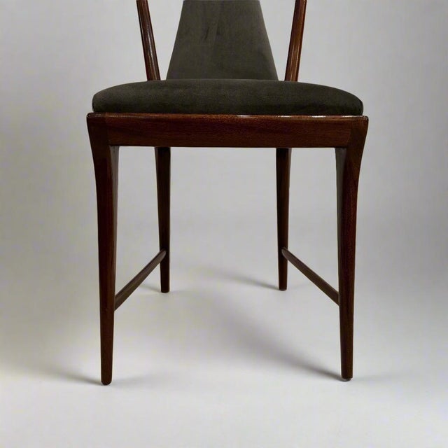 1940s Mid-20th Century Set of Six Dining Chairs by Osvaldo Borsani For Sale - Image 5 of 18