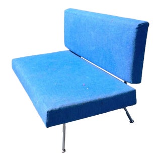 Classic Armless Loveseat Designed by Florence Knoll in 1954 For Sale