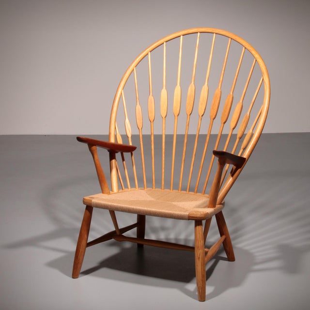 JH-550 Peacock Chair by Hans J. Wegner for Johannes Hansen, 1960 For Sale - Image 15 of 15